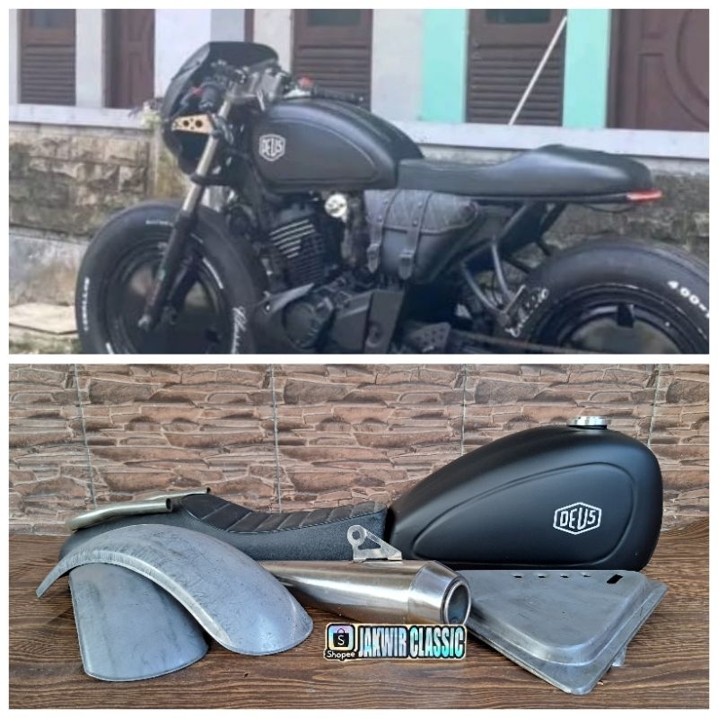 Paket Tangki custom Japstyle Triumph bobber bratstyle scrambler