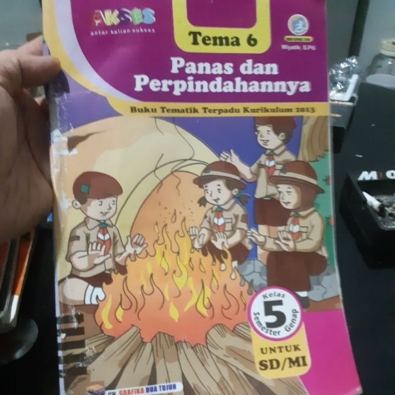 

Buku bekas Tema 6 Kelas 5, Panas dan Perpindahannya