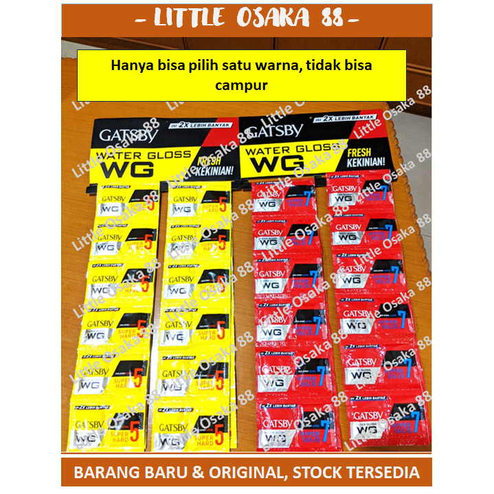 Gatsby WG Sachet isi 48