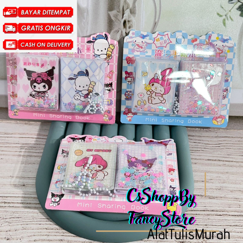 

Buku Mini Sanrio 1 Set isi 2pcs Cute Notebook Kecil Kode XM-8 Murah Bisa Cod