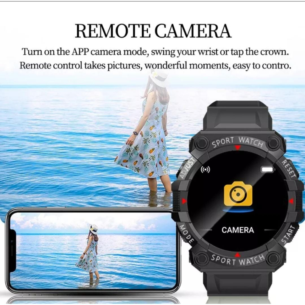 Hot Sale Jam Tangan Hp Android 4G 5G Sporty Notif Whatsapp Camera Foto Music Control Remote Sensor
