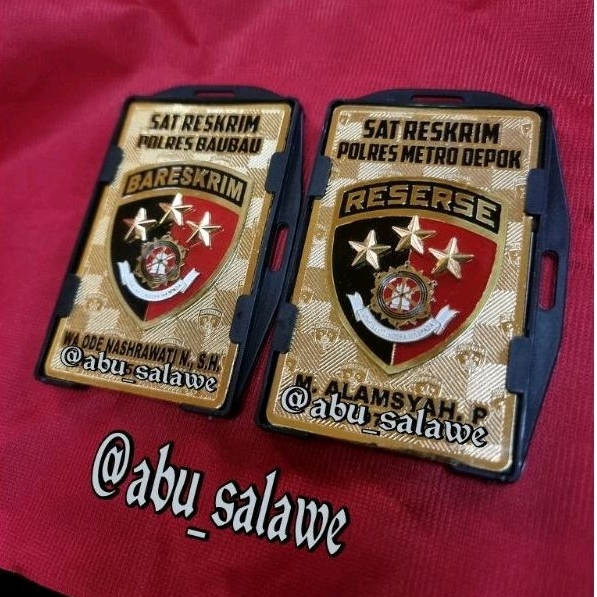 

plat id BARESKRIM DAN RESERSE