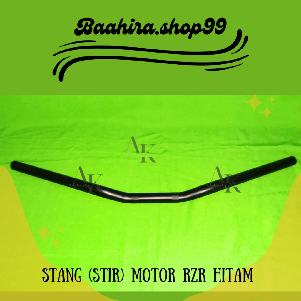 STANG STIR RZR HITAM DOFF TEBAL PNP Semua Motor Laki Tiger Megapro RX king GL TEBAL MURAH