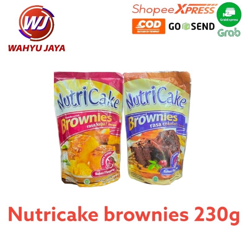 

Nutricake brownies kukus 230 gram