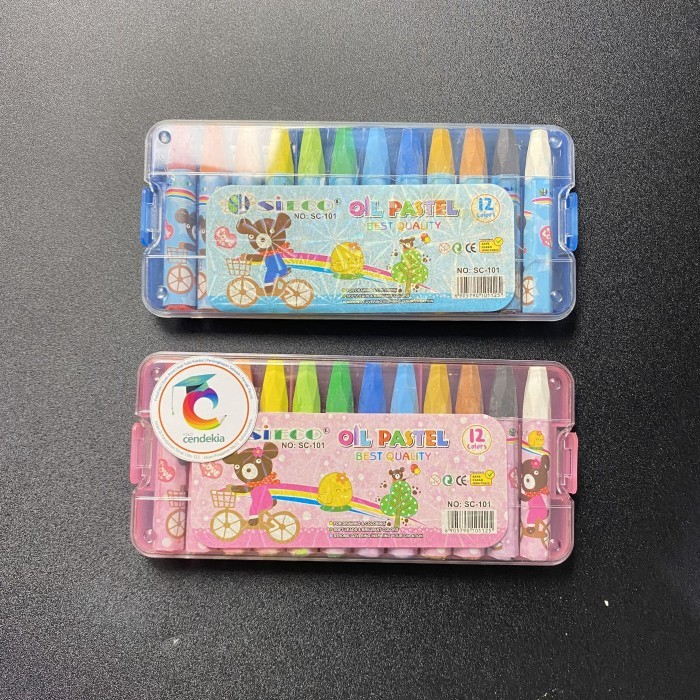 

Crayon Krayon Oil Pastel SIECO SC-101 12 warna