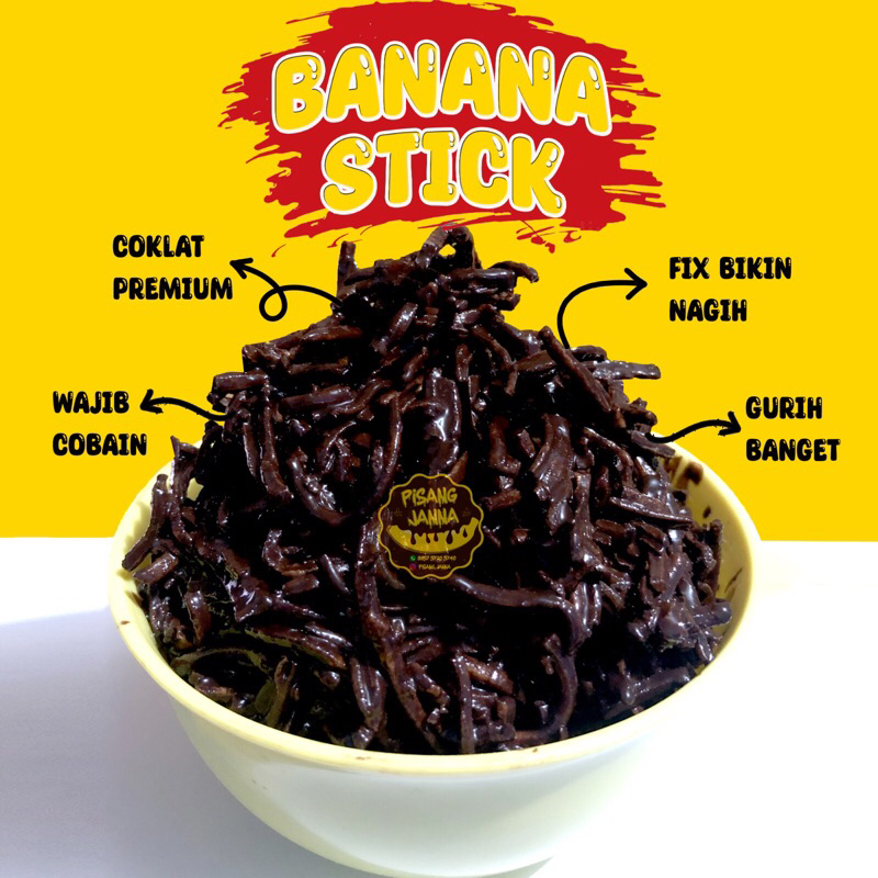 

Banana Stick 225gr | Pisang Janna