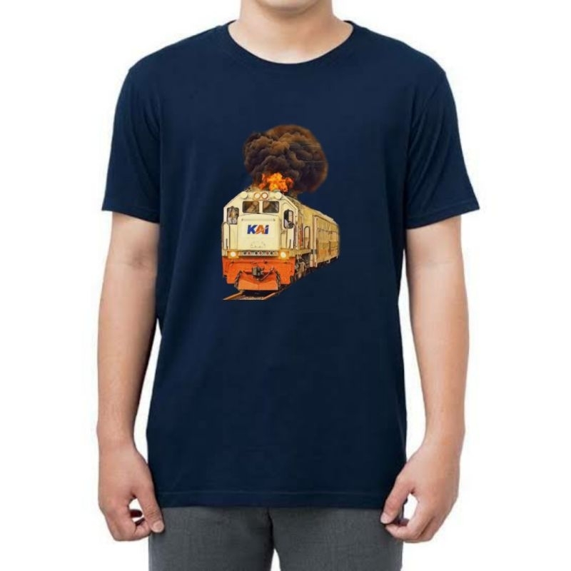 KAOS LOKOMOTIF KOBONG KERETA API INDONESIA DEWASA