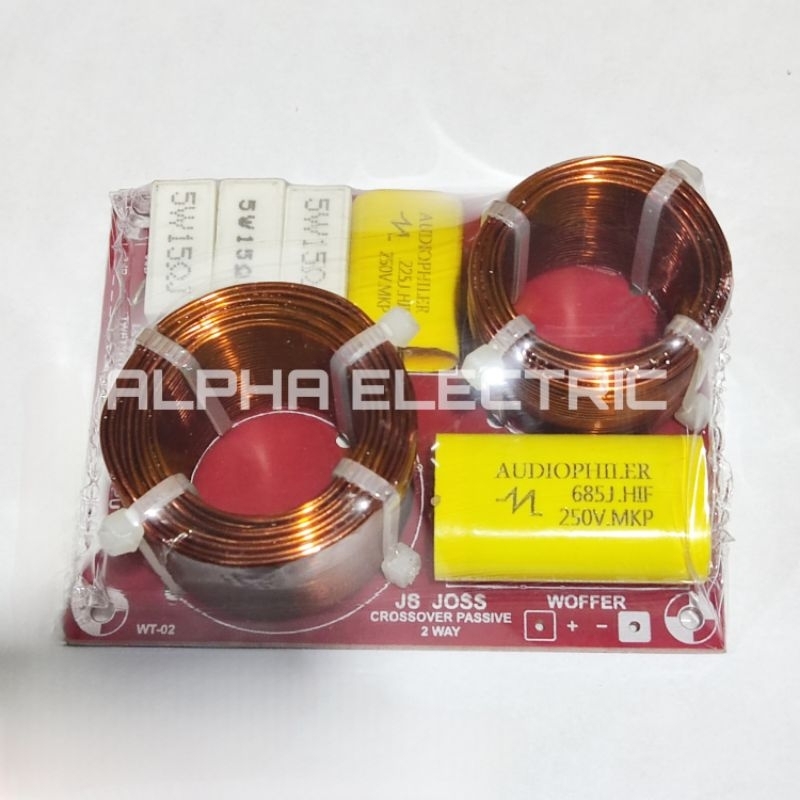 KIT CROSSOVER TWEETER 2WAY 2 WAY MID HIGH / CROSSOVER 2 WAY SUBWOOFER PASSIVE PASIF JS JOSS