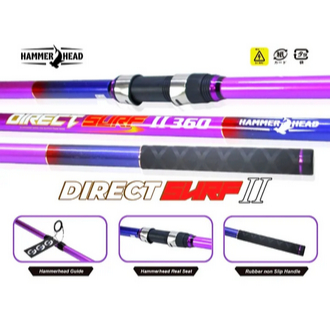 Joran HAMMER HEAD DIRECT SURF II 390 420 450 Joran surf sambung 3
