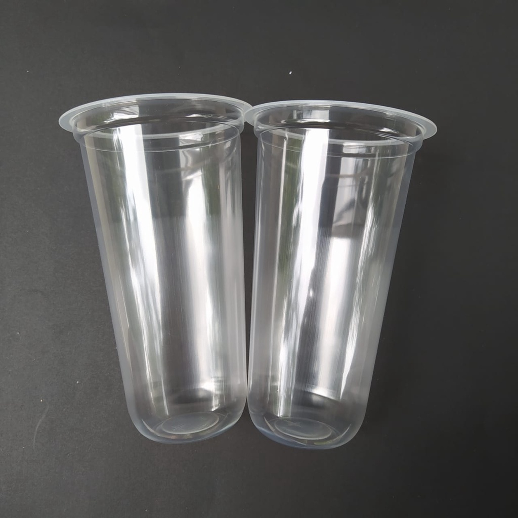 Sablon Gelas Plastik Cup Ukuran 22OZ OVAL  Merek STARINDO