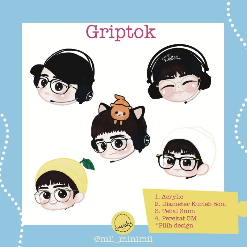 Griptok Akrilik Wonwoo Gam3Bo1 Series