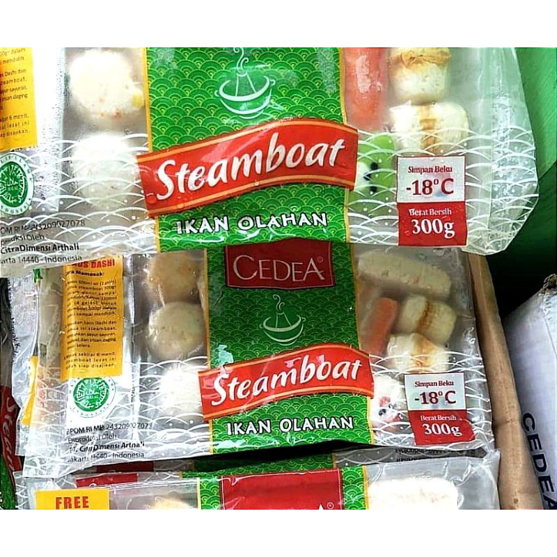 

CEDEA STEAMBOAT/SUKI IKAN OLAHAN 300 GRAM