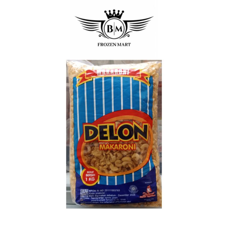 

Makaroni Delon Goreng 1kg (Bantet).