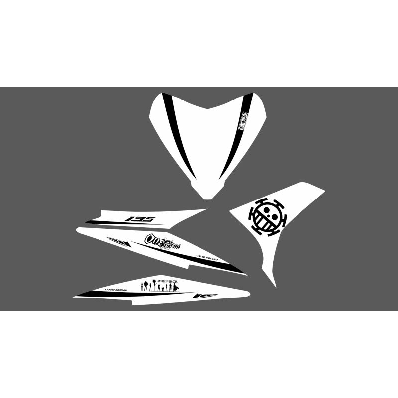 STRIPING STICKER TRANSPARAN MX NEW 135 X ONE PIECE