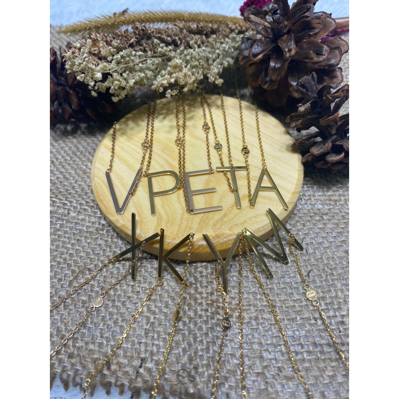 kalung huruf ubs gold