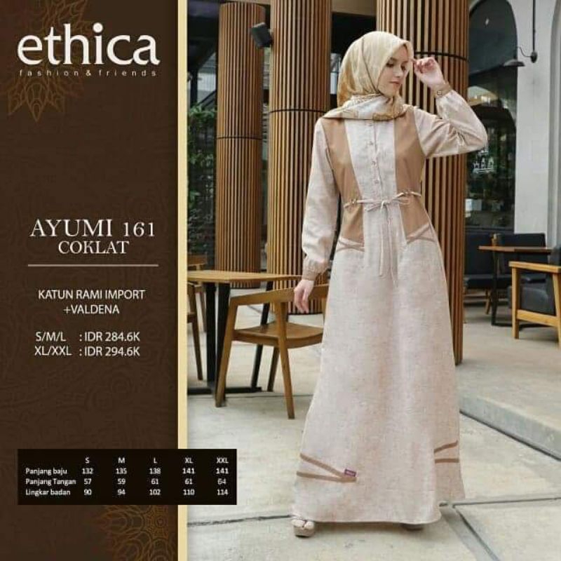 AYUMI 161/GAMIS ETHICA/GAMIS SIMPLE/GAMIS KEKINIAN/GAMIS REMAJA