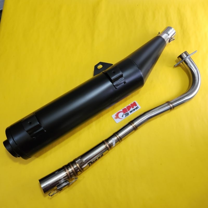 Knalpot Tsukigi Jupiter Z1 Daeng Leher Stainless