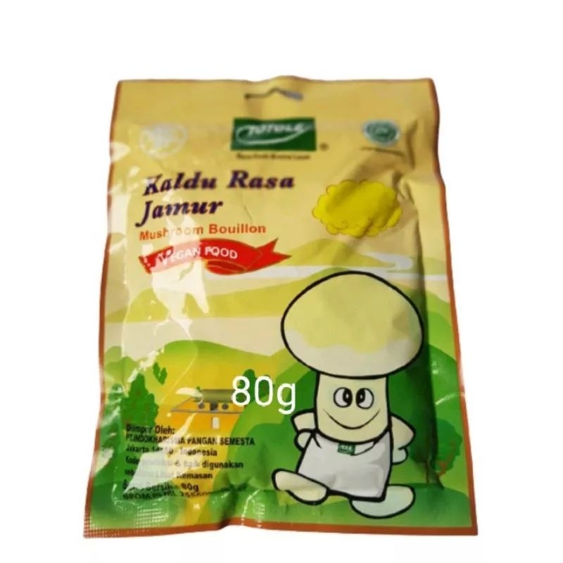 

Kaldu Rasa Jamur Totole 80gr Vegan food