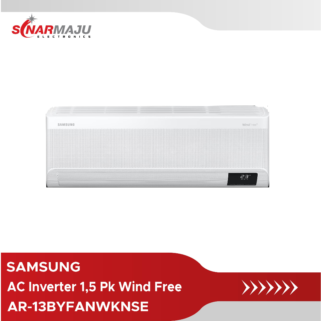 AC Inverter Samsung 1.5 PK Wind Free AR-13BYFANWKNSE FREE INSTALASI