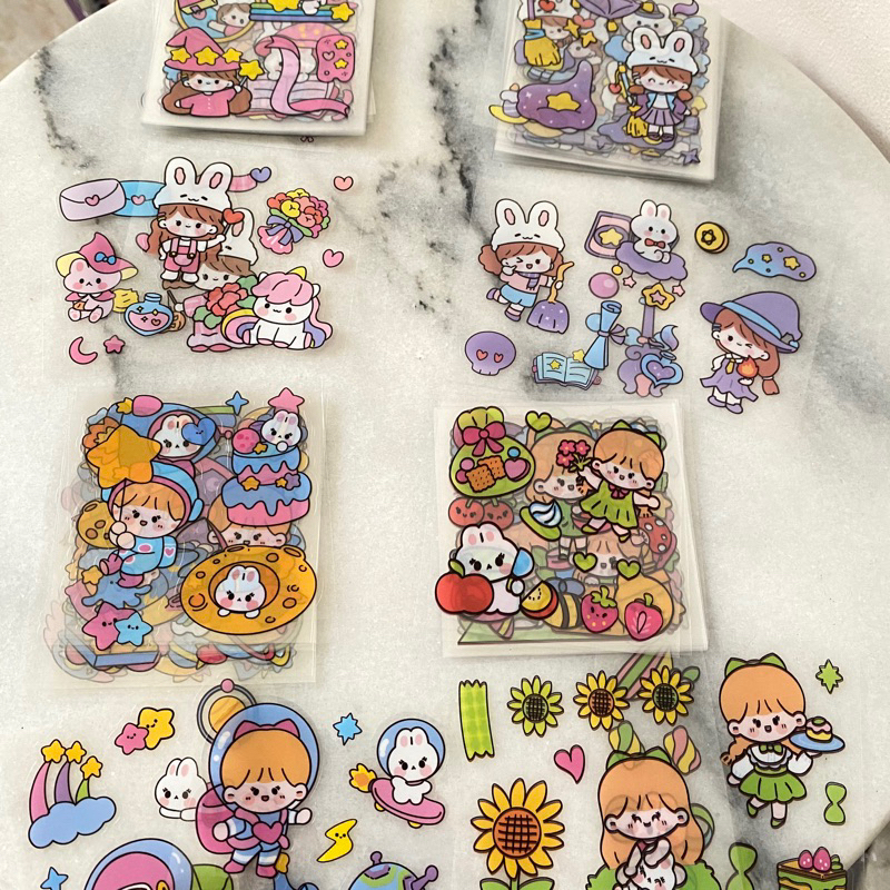 

stiker momo korea magician frog fairy lucu sticker