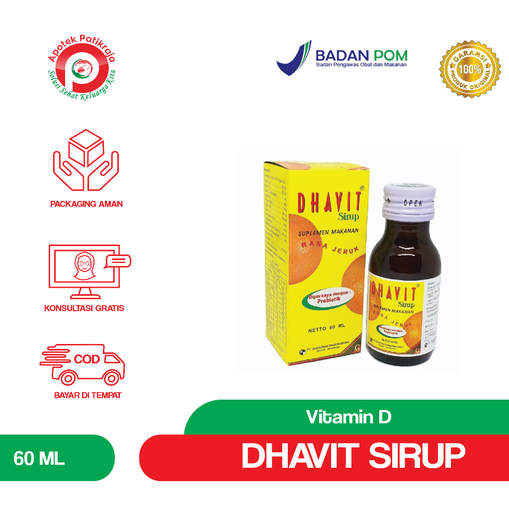 DHAVIT SYRUP 60ML