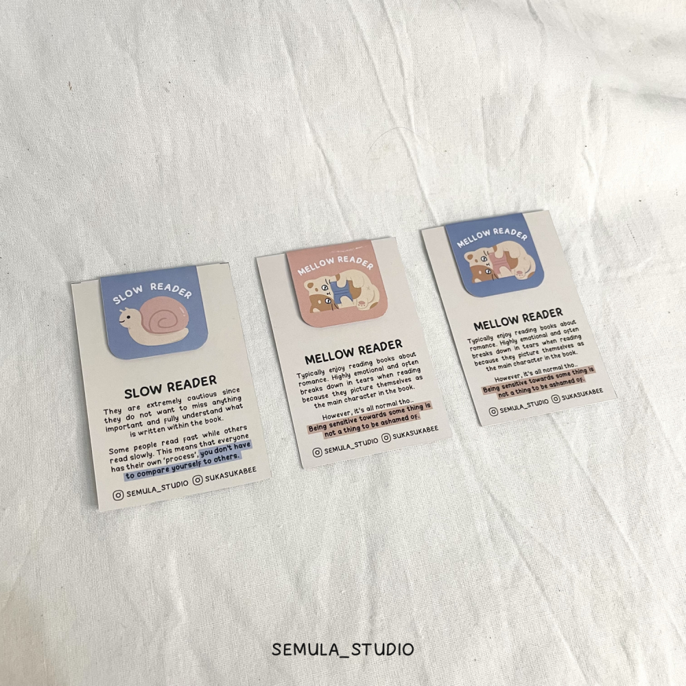

SEMULA STUDIO Magnetic Bookmark / Pembatas Buku Magnet