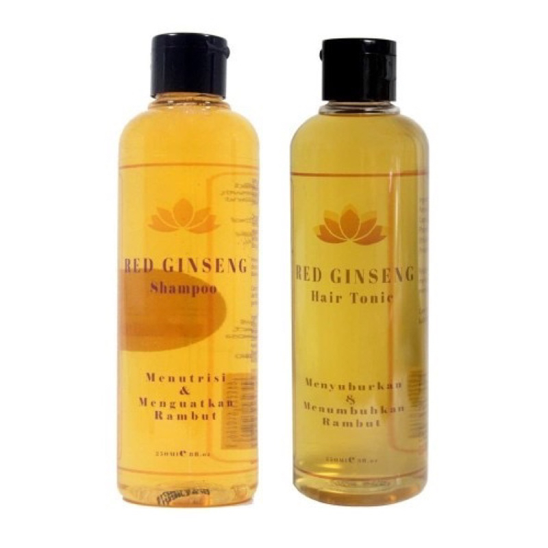 Bio Herbal Red Ginseng Shampoo Hair Tonic Penyubur Rambut