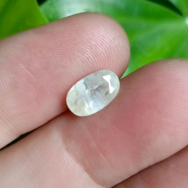 Batu Permata Natural YELLOW SAPPHIRE / Corundum Srilanka No Heated + Memo (2,50ct)