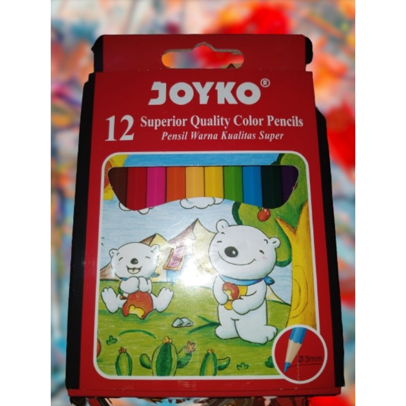 

Pensil warna joyko panjang \ pensil warna joyko pendek \ 12pcs