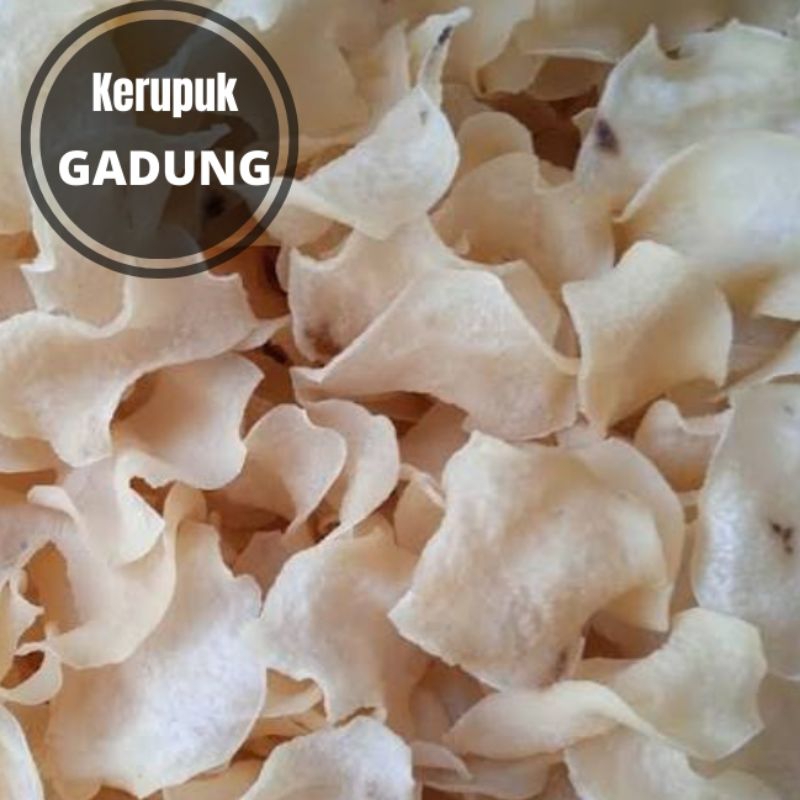 

Kerupuk Gadung Mentah Kemasan 500gram