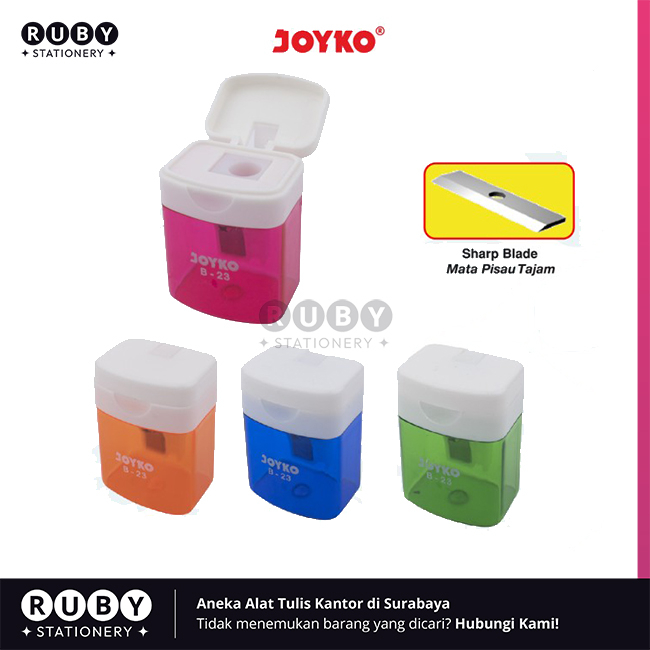 

RUBY STATIONERY Serutan B-23 Joyko - Sharpener / Rautan