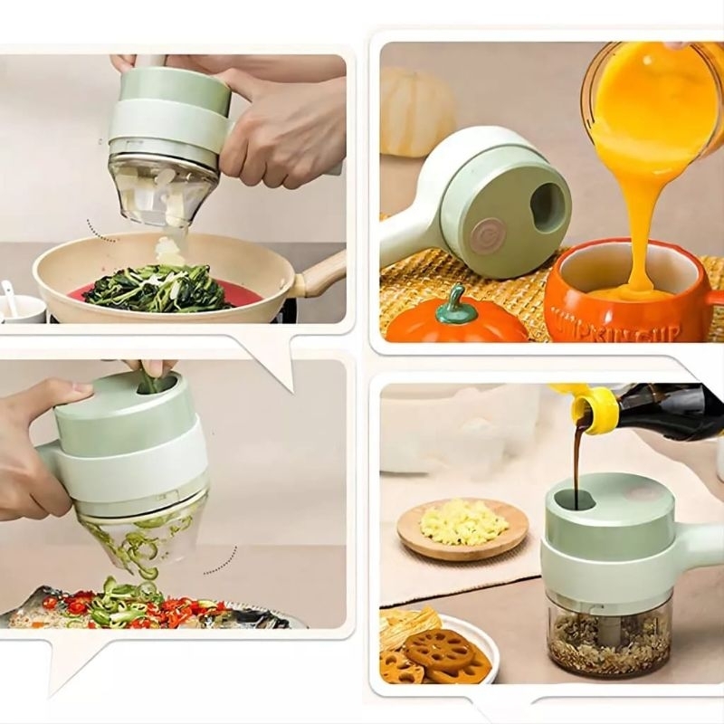 CHOPPER ELEKTRIK GENGGAM ALAT PEMOTONG SAYURAN BUMBU BAWANG CABE