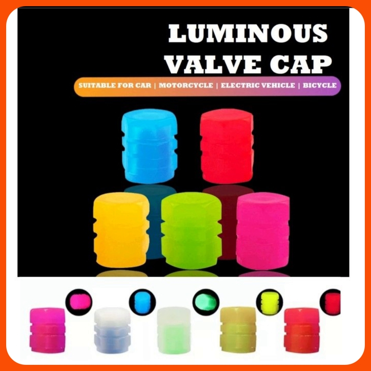 tutup pentil ban nyala glow in the dark