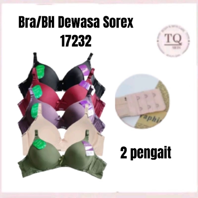 BH BRA Sorex Tanpa Kawat 17232 BH Wanita Sorex Tanpa Kawat Cup Besar