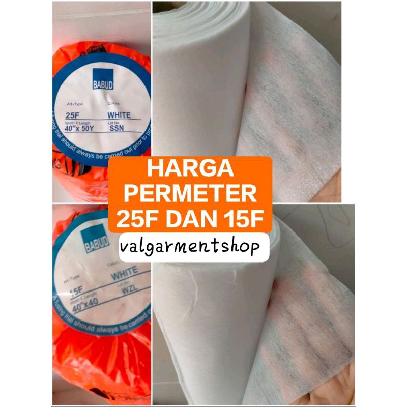 VISLIN LEM VISLIN 25F & 15F BABUD VISILIN HARGA PERMETER KAIN KERAS BABUD