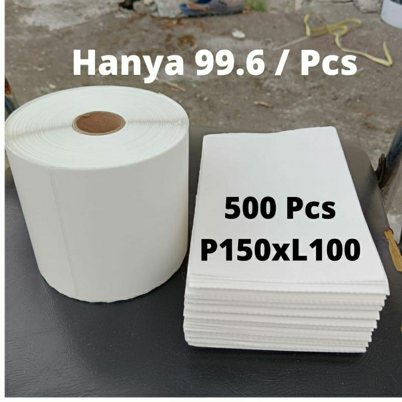 

Label Thermal 500pcs 150x100 Sangat Hitam dan Lengket