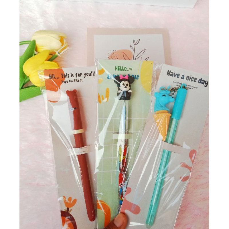 

[FREE CUSTOM MINIMAL 10PCS] Mini Gift Alat Tulis