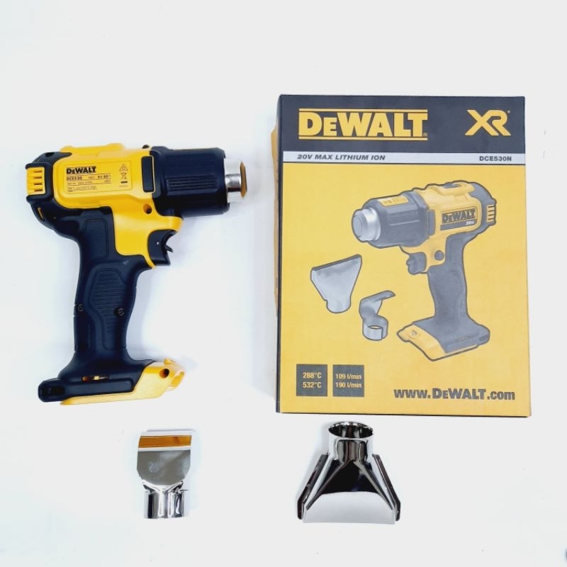 Mesin Heat Gun / Hot Gun Cordless 18V DEWALT DCE 530 UNIT ONLY
