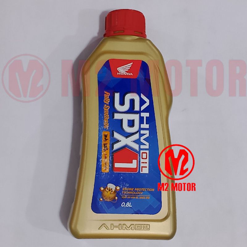OLI SPX 1 10W30 800ML 1L 1,2L OLI MESIN AHM HONDA