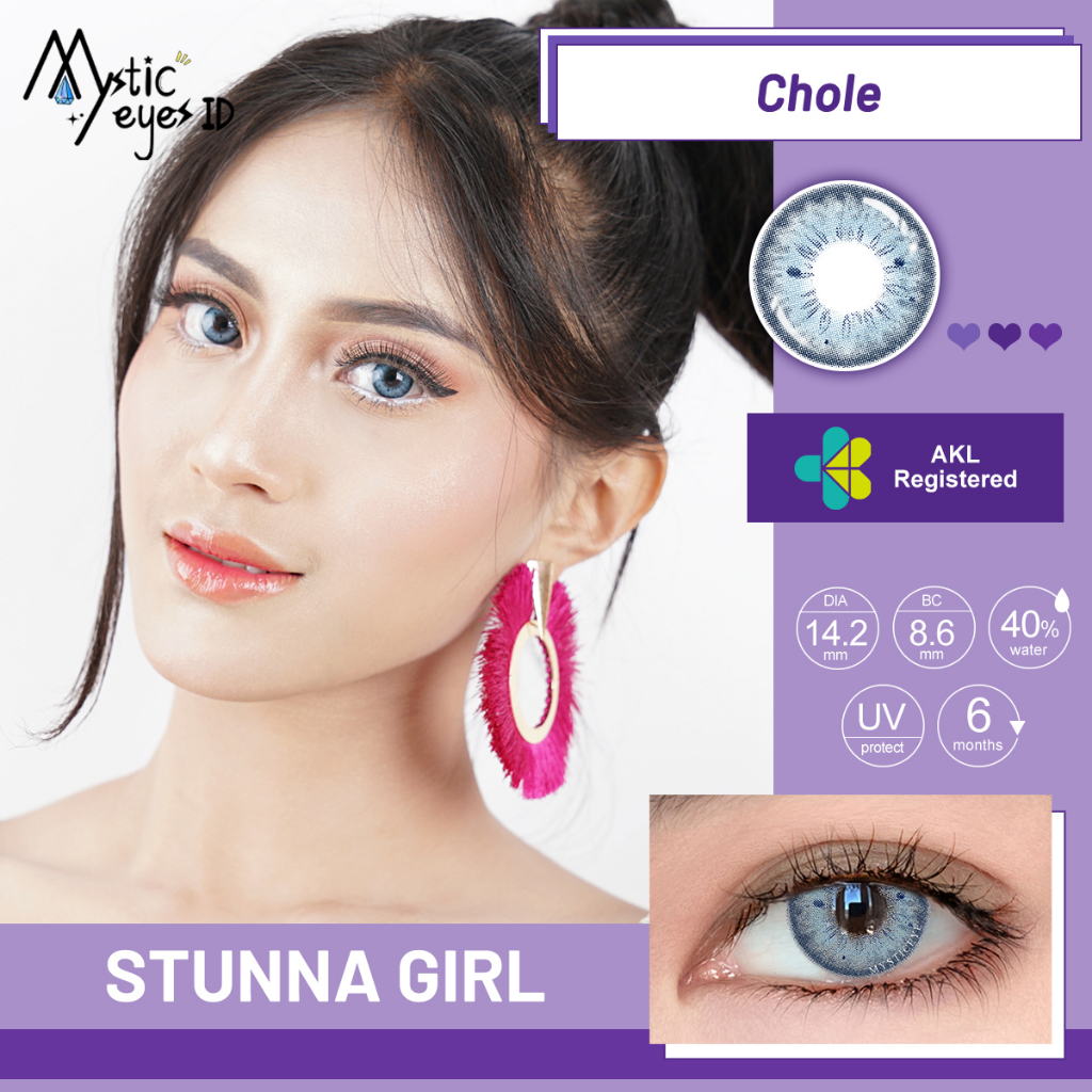 SOFTLENS SOLITAIRE  COLORED LENSES-Stunna Chole 14.2mm