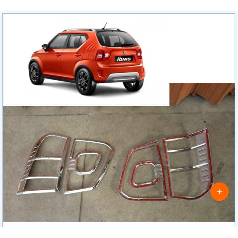 Tail Lamp Garnish IGNIS Garnis Belakang CHROME - GARNISH BELAKANG IGNIS CHROME - GARNISH LIST LAMPU 