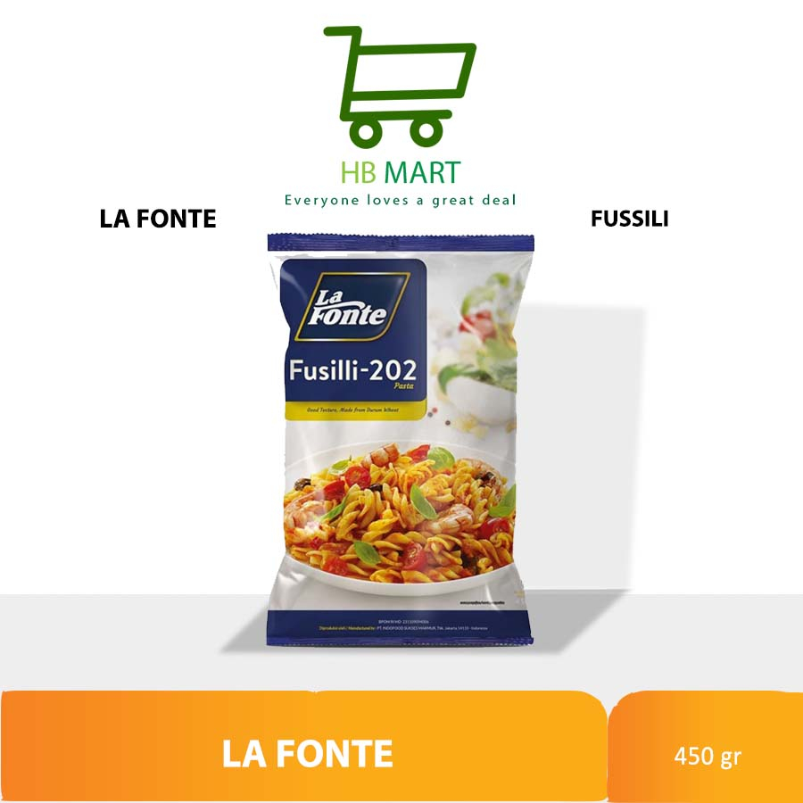 

LA FONTE FUSILLI-202 PASTA BAG 450GR