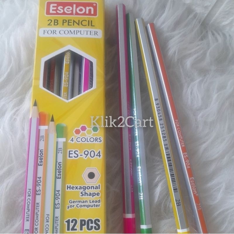 

Pensil 2B Eselon for computer / pensil 2B / Eselon ES-904 / 1 pack isi 12pcs