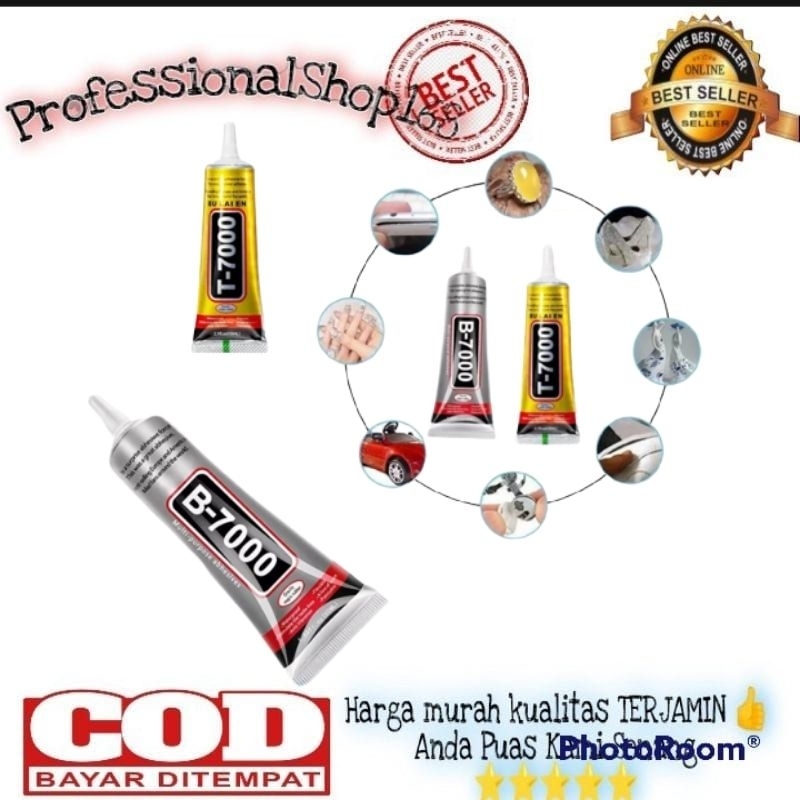 

PS - Lem LCD Touchscreen 15ML T-7000 Hitam Dan B-7000 Bening Lem Perhiasan Serbaguna / Lem LCD Melekatkan