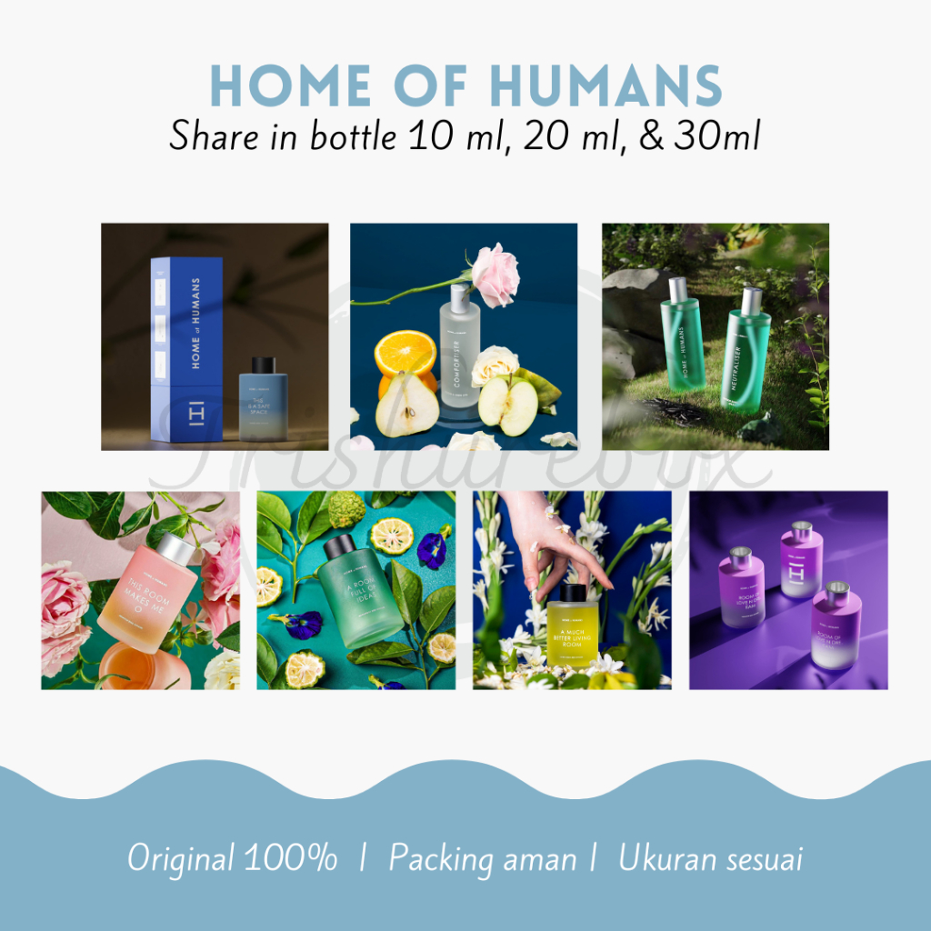 Share Decant HMNS Home of Humans Reed Diffuser Comfortiser Neutralizer Room of Love n Dream / This R