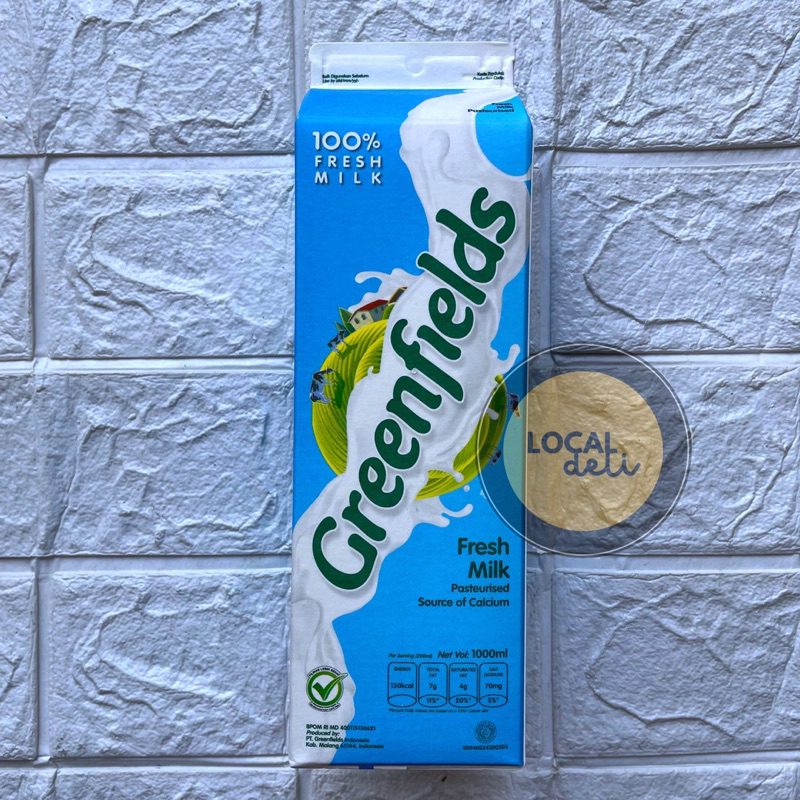 

Greenfields Fresh Milk 1liter / Susu Greenfields Fresh Milk 1000ml