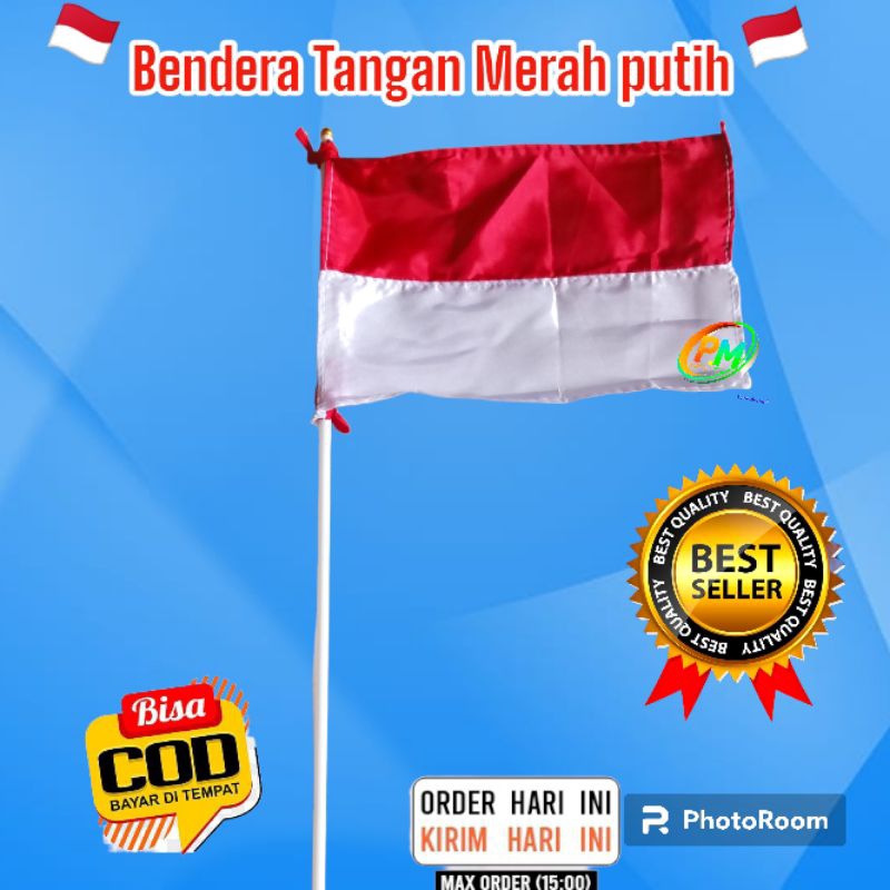 Bendera Merah putih Bendera Kecil Bendera Tangan