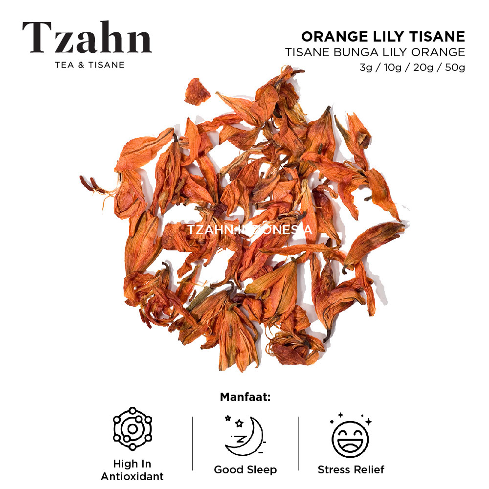 

Teh Bunga Lily Orange Organik / Organic Orange Lily Tisane - Tzahn Indonesia