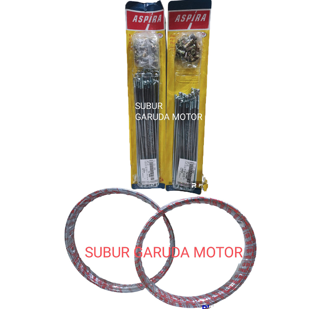 VELG DID ASPIRA SEPASANG 140 & 160 X 17 GL PRO GL MAX GL 100 DENGAN JARI JARI JERUJI KUALITAS ORISIN