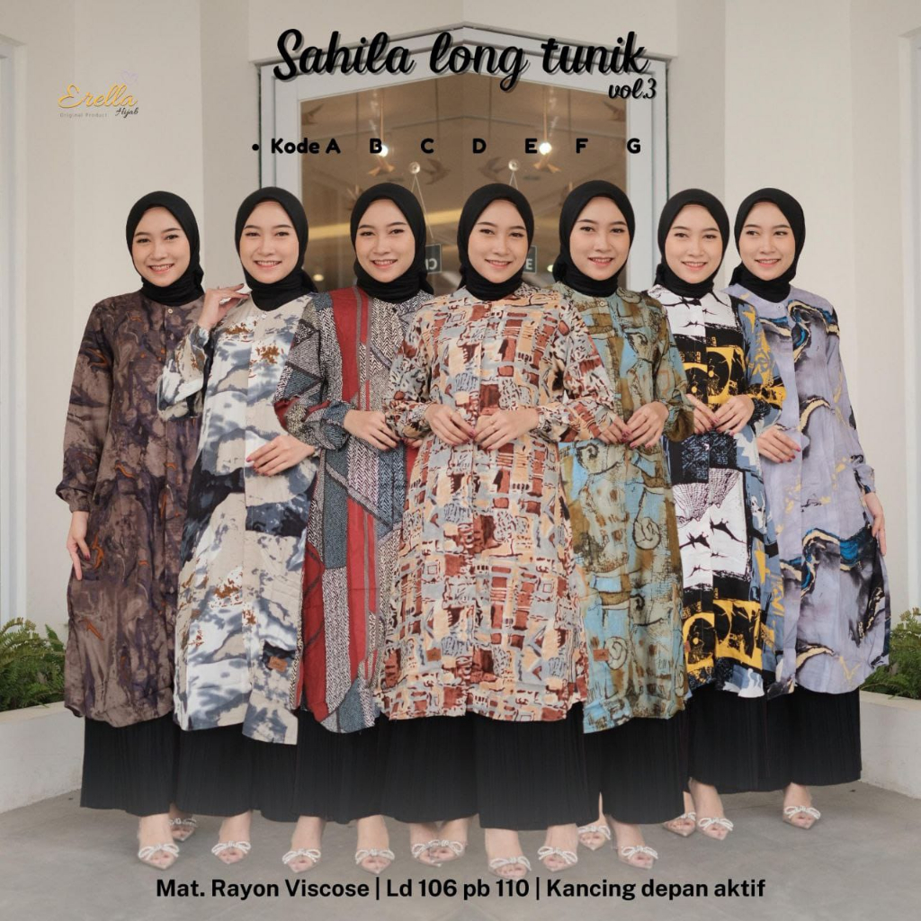 Sahila Longtunik Vol 3 by Erella Hijab